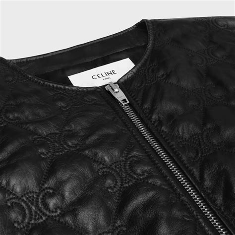 TRIOMPHE BOMBER JACKET IN SOFT LAMBSKIN 